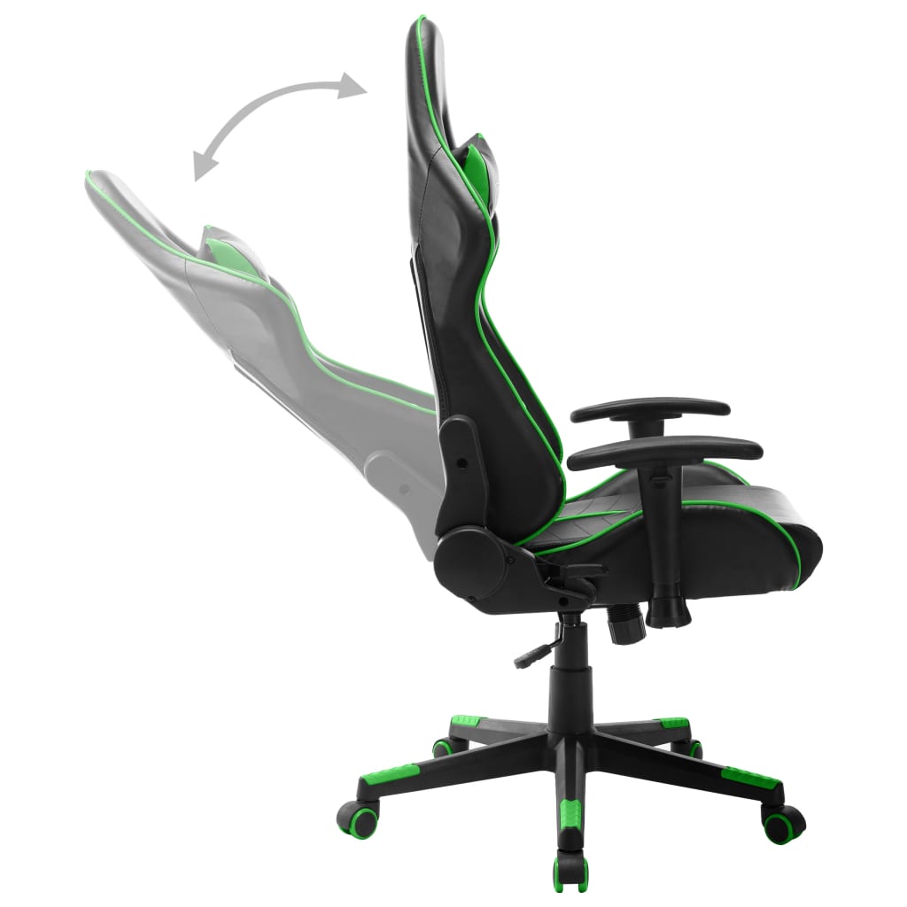 Gaming-Stuhl Schwarz und Blau Kunstleder