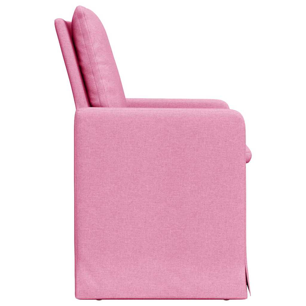 Esszimmerstühle 2 pcs Hellgrau 57 x 67 x 98 cm Stoff