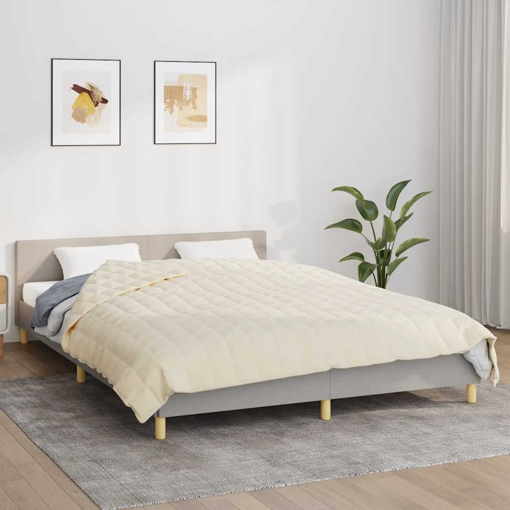 Gewichtsdecke Grau 122x183 cm 5 kg Stoff