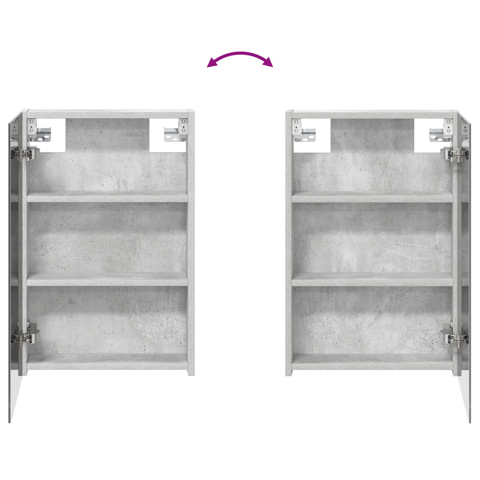 Badezimmerschrank-Set 3 pcs 80 x 10,5 x 50 cm Holzwerkstoff