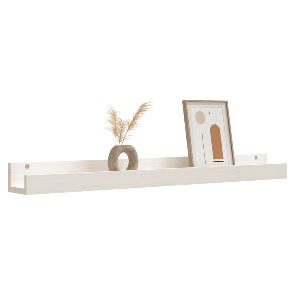 Wandregale 2 Stk. 50x12x9 cm Massivholz Kiefer