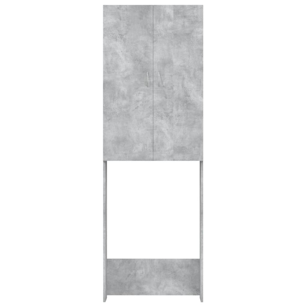 Waschmaschinenschrank Weiß 64x25,5x190 cm