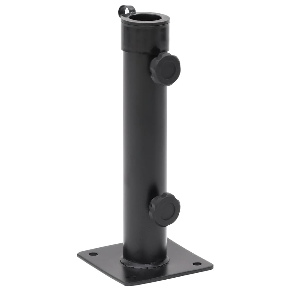 Sonnenschirmständer für Ø38/48 mm Mast Silbern Stahl