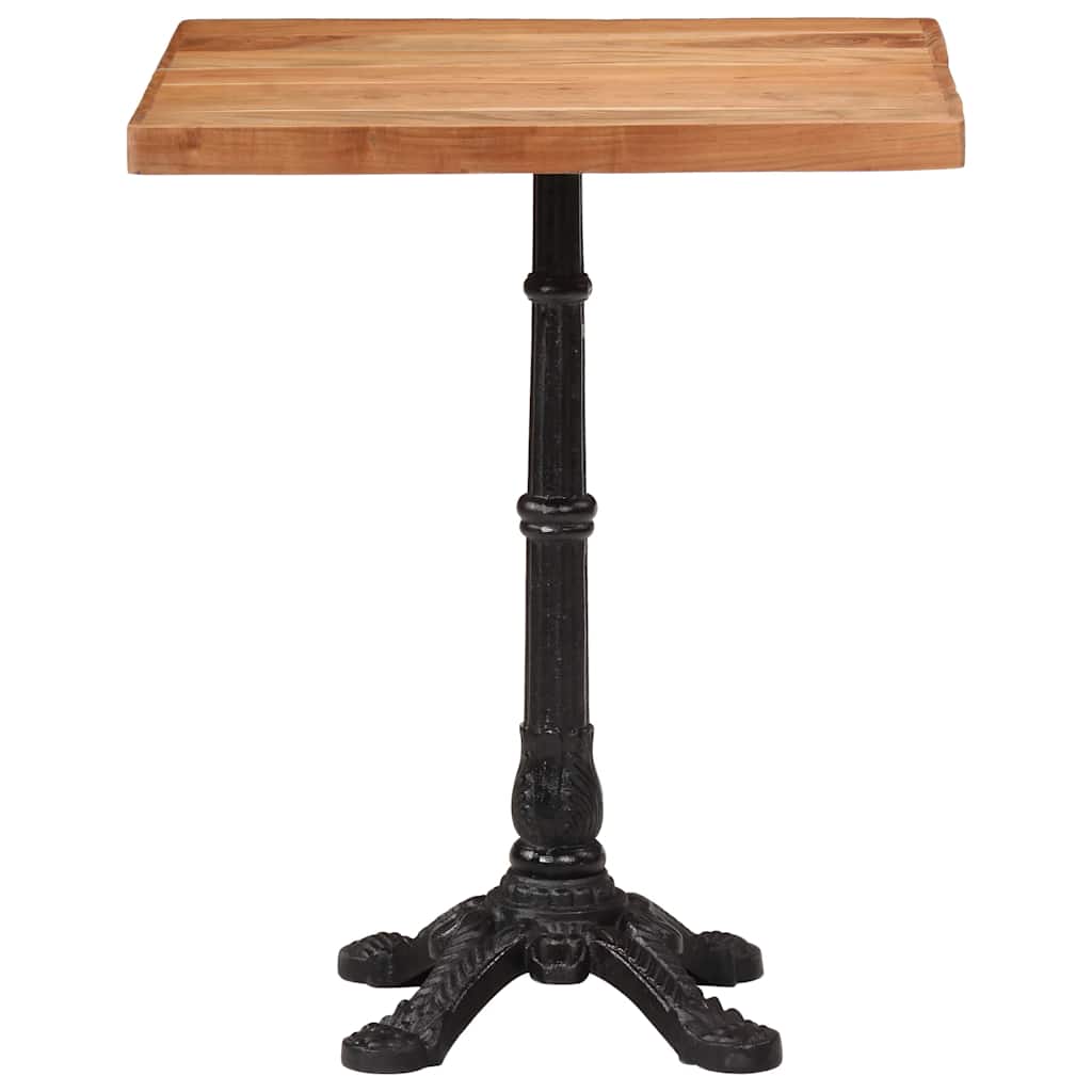 Bistrotisch 60x60x77 cm Raues Mangoholz