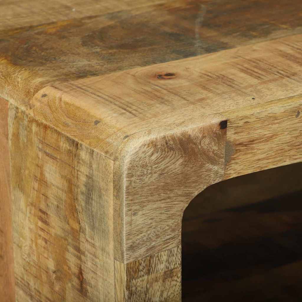 Couchtisch 90 x 50 x 35 cm Massives upgecyceltes Holz
