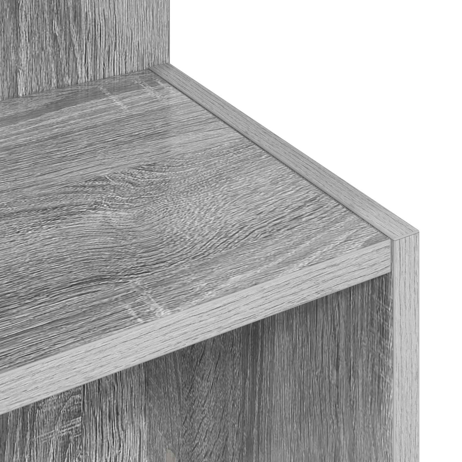 Beistelltisch Weiß Ø 39,5 x 55 cm Holzwerkstoff