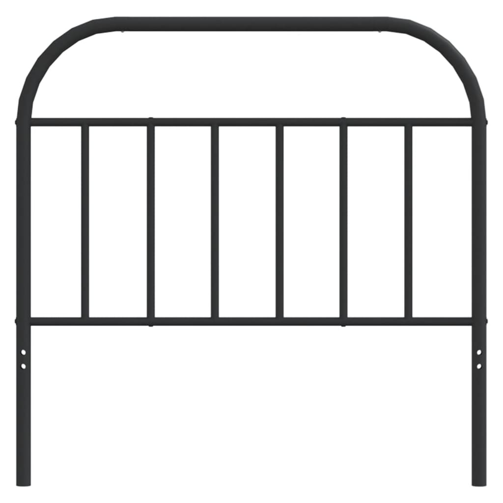 Ersatz-Kopfteil Metall Schwarz 75 cm