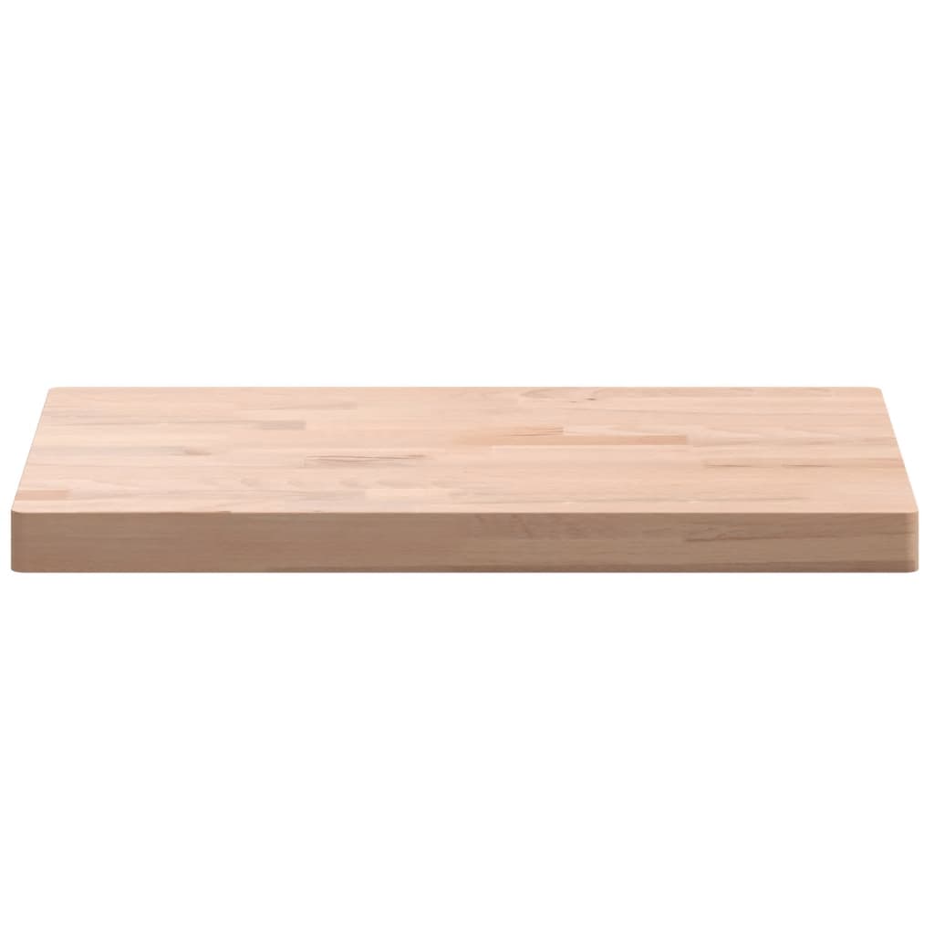 Tischplatte 80x40x1,5 cm Rechteckig Massivholz Buche