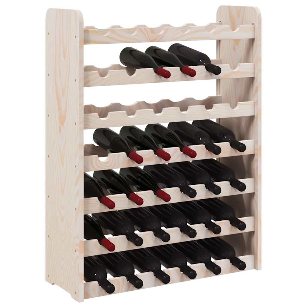 Weinregal 33x25x37 cm Massivholz Kiefer