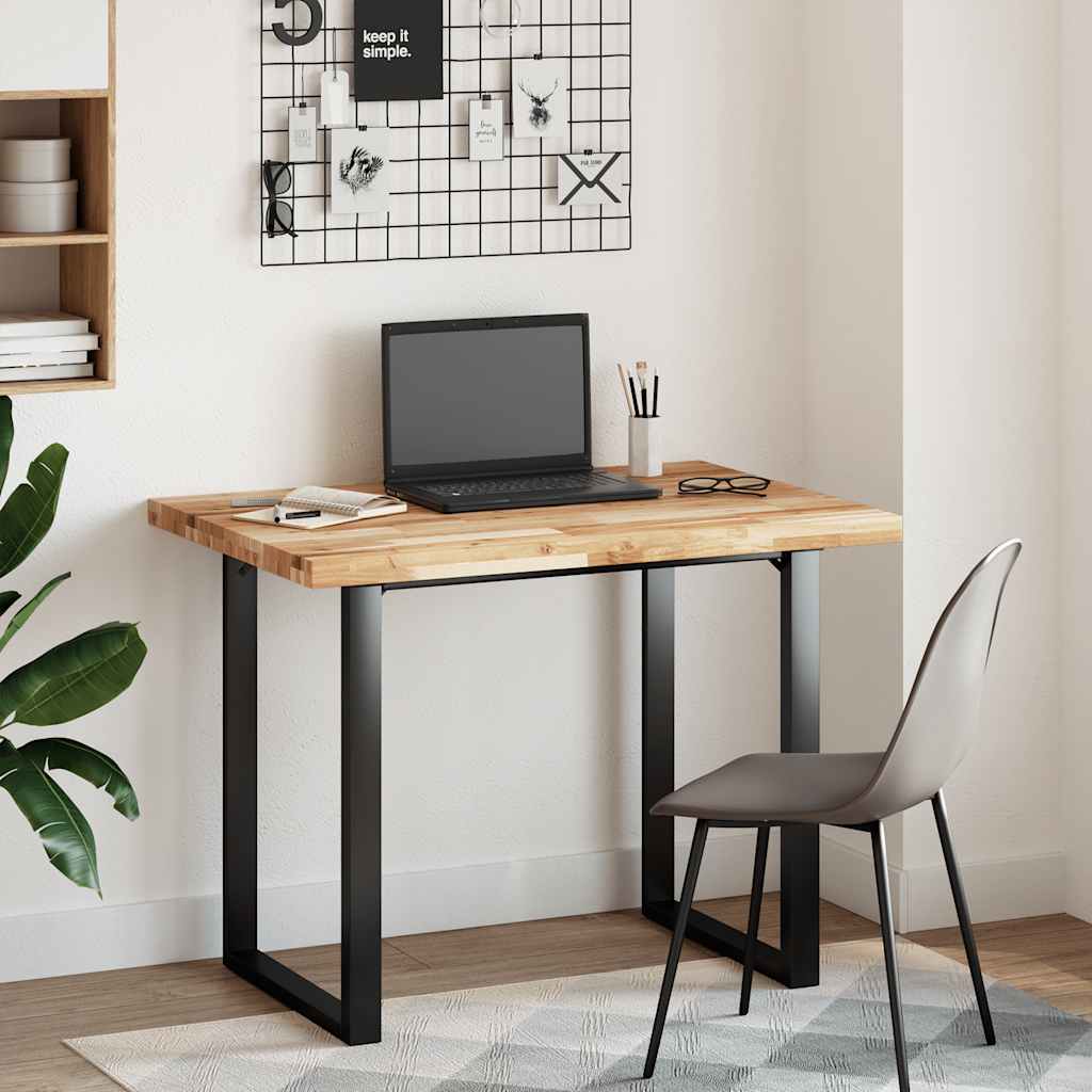 Tischplatte Rechteckig 60x50x2 cm Massivholz Akazie