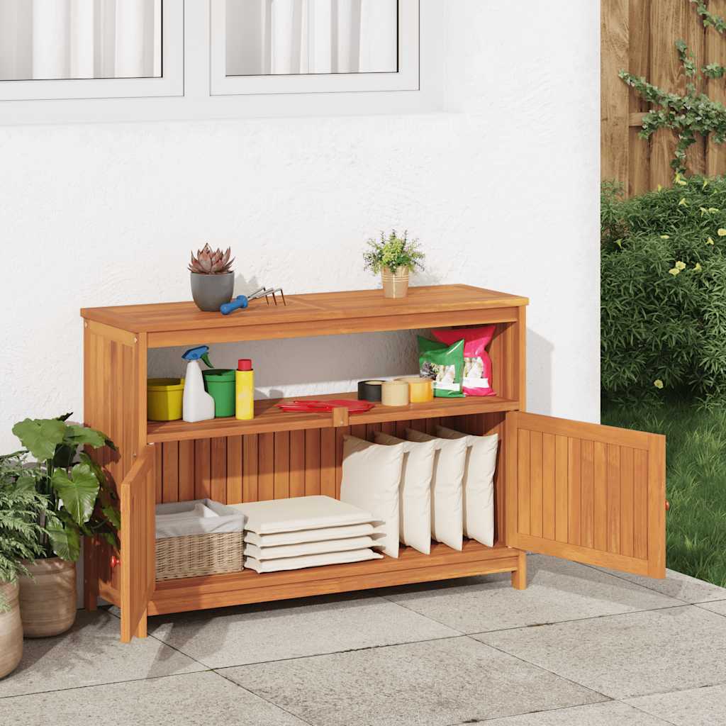 Garten-Konsolentisch 80x35x75 cm Massivholz Akazie