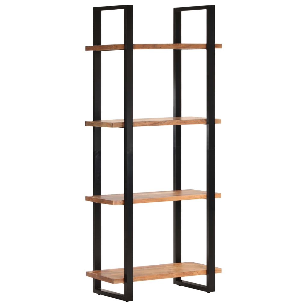 Bücherregal mit 4 Böden 80x40x180 cm Altholz Massiv