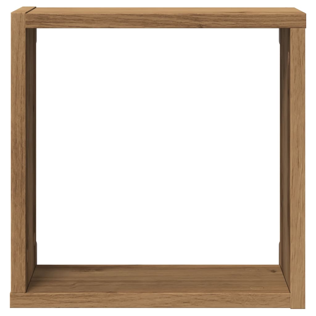 Würfelregale 2 Stk. Weiß 30x15x30 cm