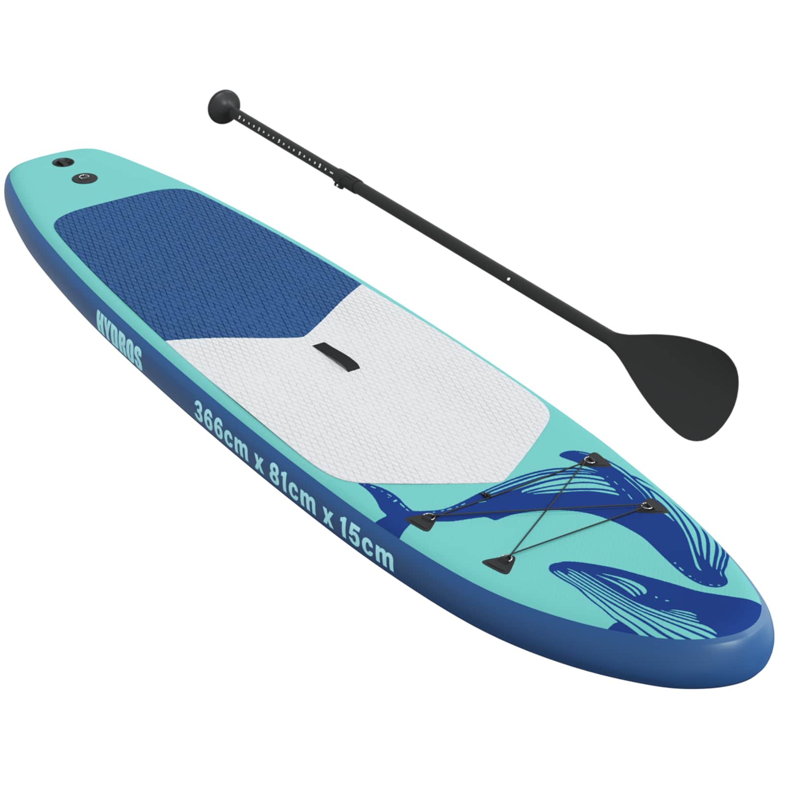 Aufblasbares Stand Up Paddle Board HYDROS 305 x 76 x 15 cm für