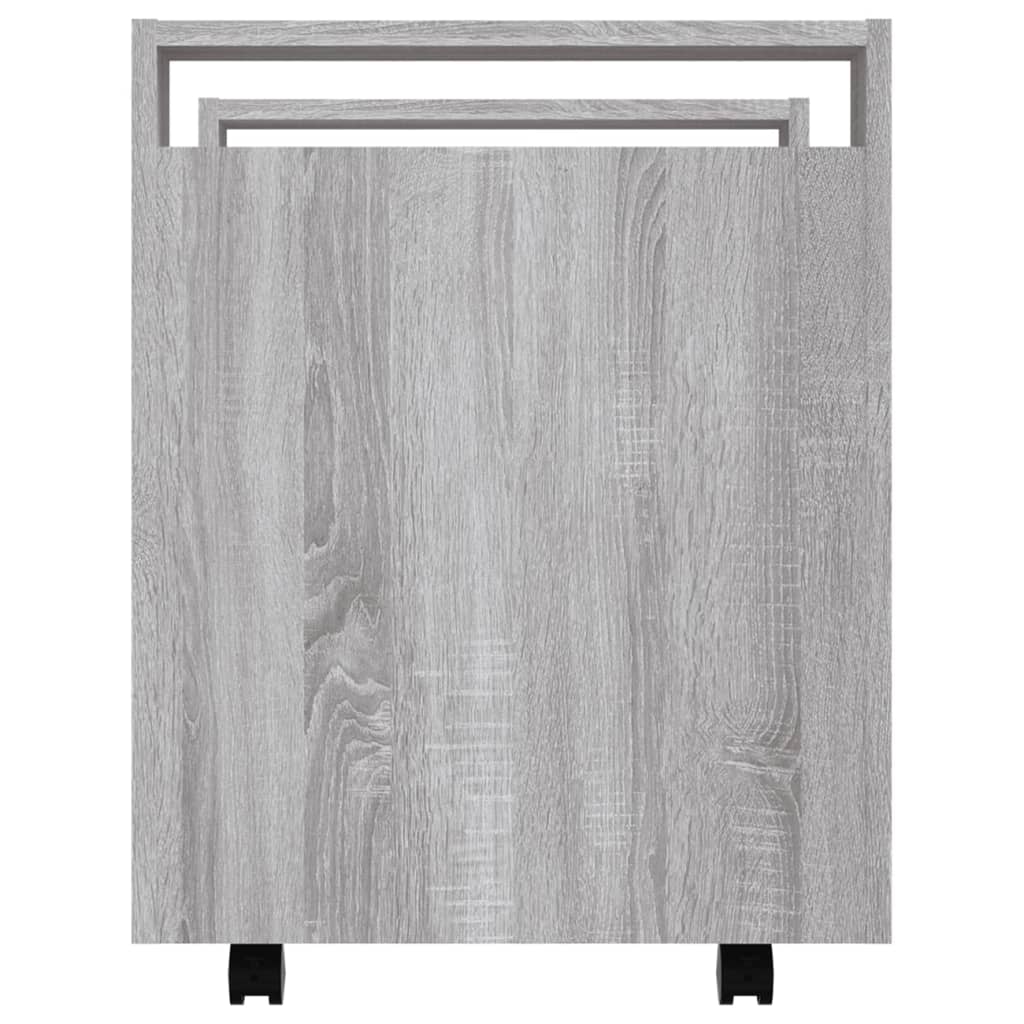 Bürowagen Weiß 60x45x60 cm Holzwerkstoff