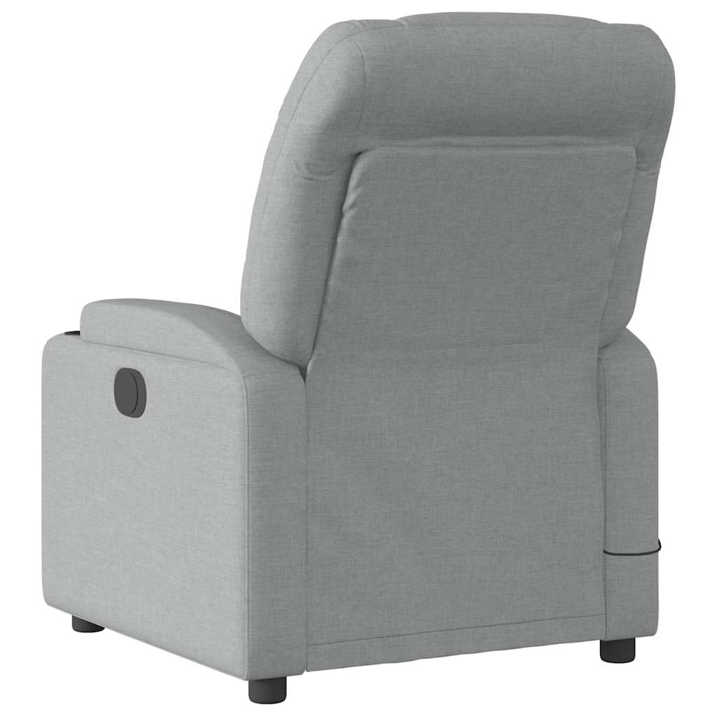 Relaxsessel Elektrisch Dunkelgrau Stoff