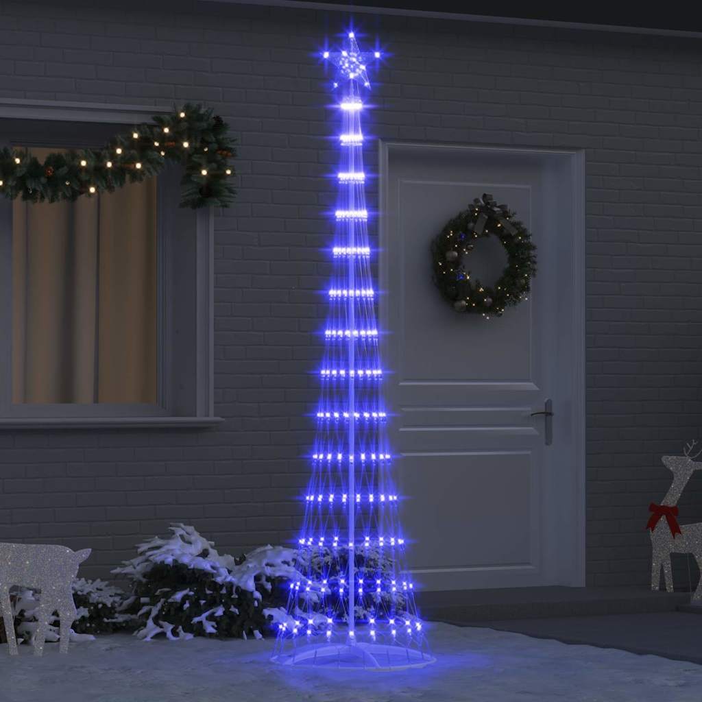 LED-Weihnachtsbaum Warmes Weiß 51 x 51 x 190 cm Metall