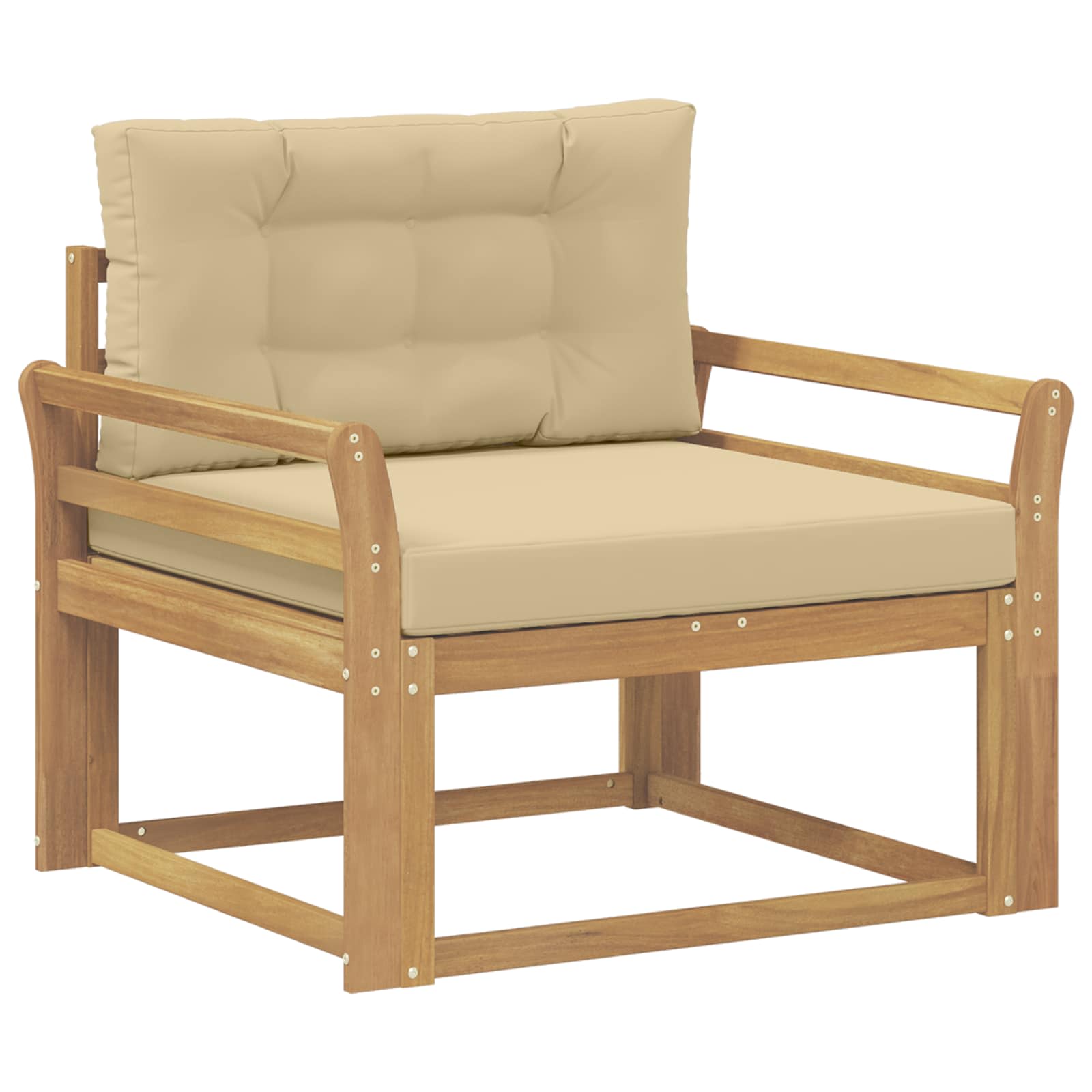 Outdoor Mittelsofa Natur