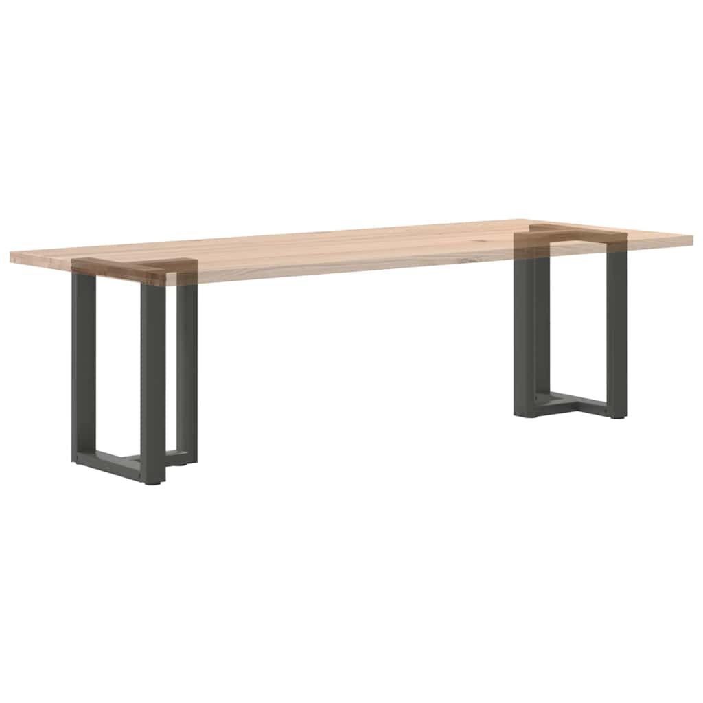 Couchtischbeine T-Form 2 Stk. Schwarz 30x25x(30-31) cm Stahl