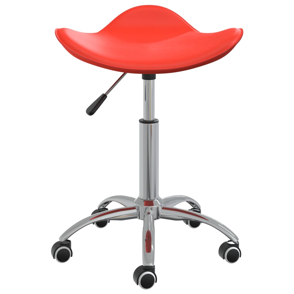 Friseur Rollhocker Weiß Kunstleder