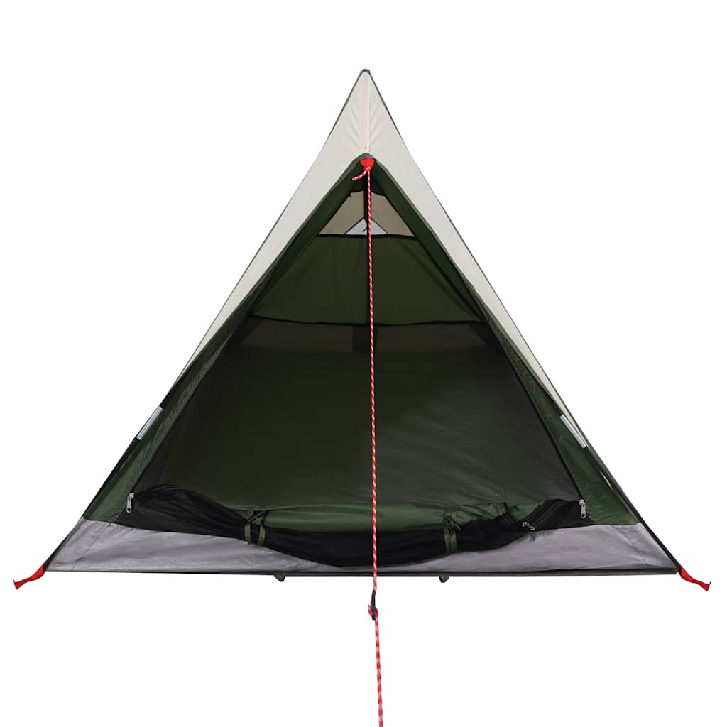Campingzelt 2 Personen Olivgrün Wasserdicht