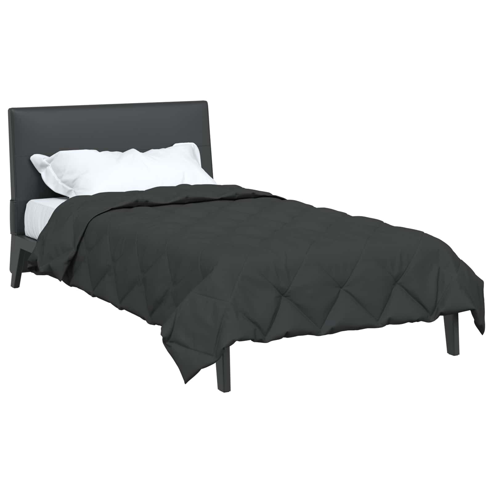 Sommerdecke Anthrazit 200 x 135 cm Mikrofaser