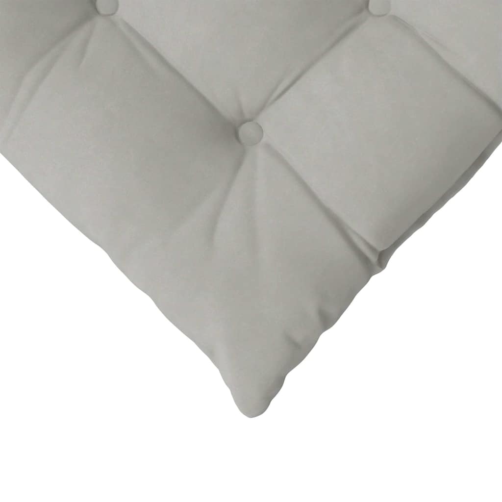 Sitzkissen 4 Stück Taupe 40 x 40 x 6 cm Mikrofaser