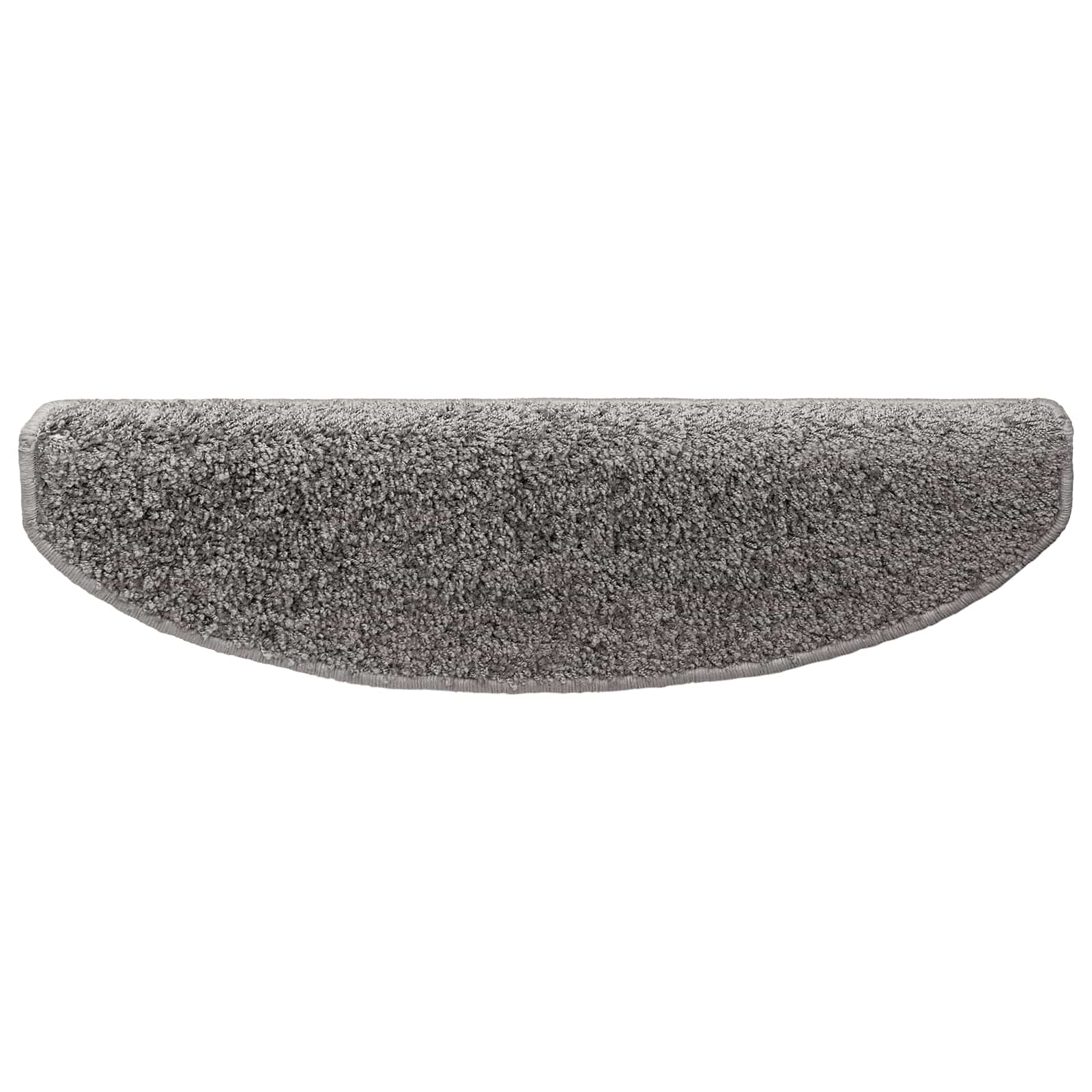 Stufenmatten 15 Stk. 56x17x3 cm Grau Halbrund