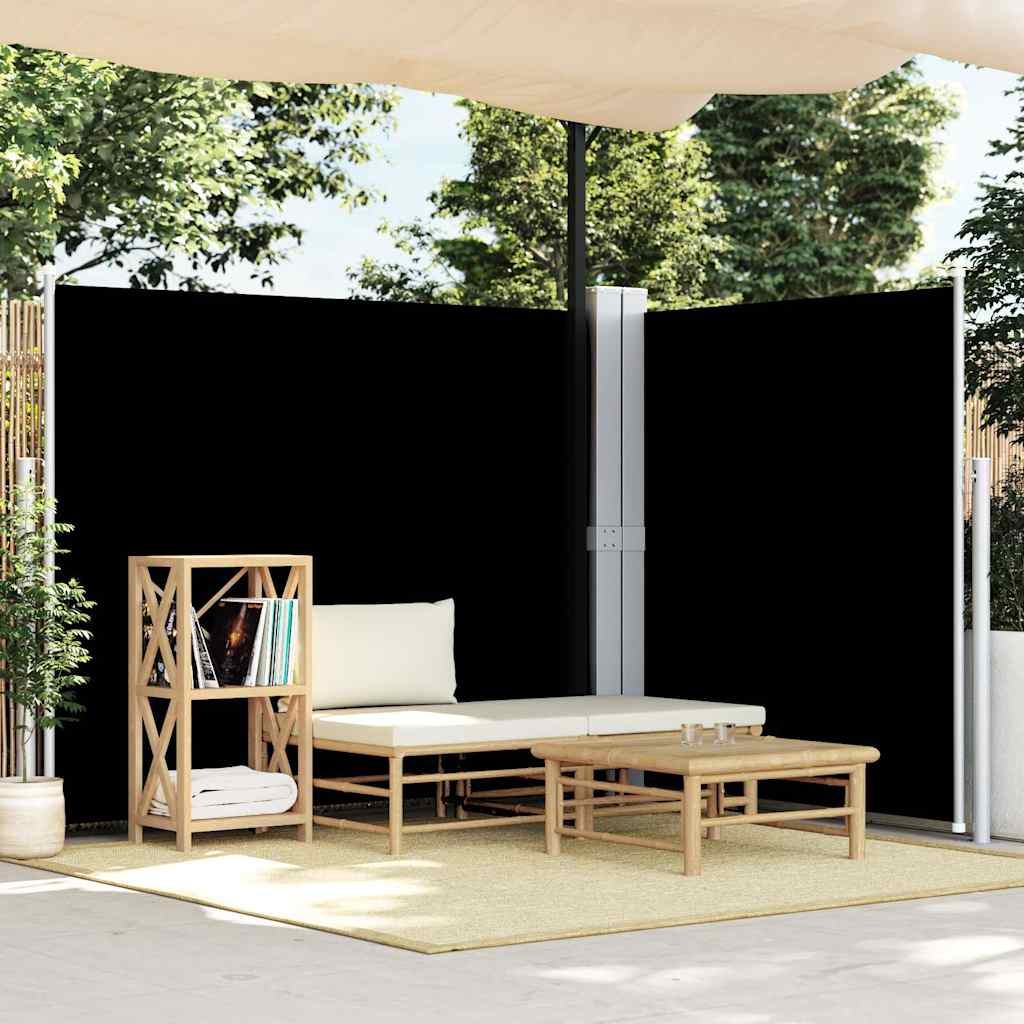 Ausziehbare Seitenmarkise 160×600 cm Braun