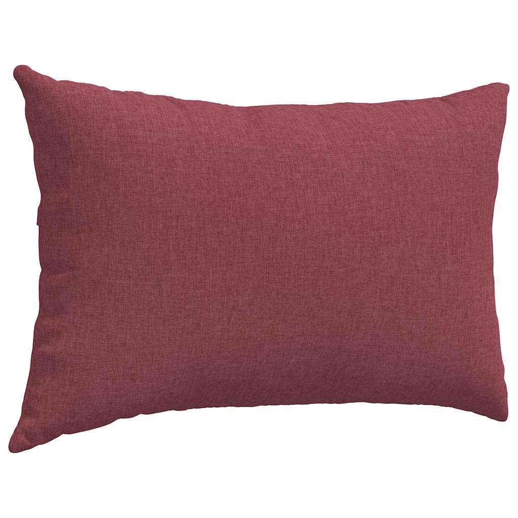 Sofakissen 2 pcs Hellgrau 50 x 30 cm Stoff