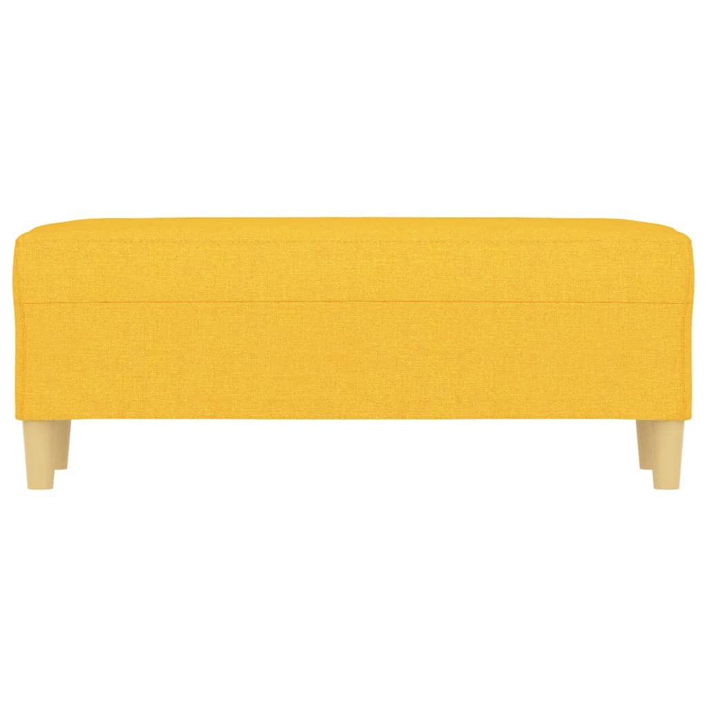 Sitzbank Hellgrau 70x35x41 cm Stoff