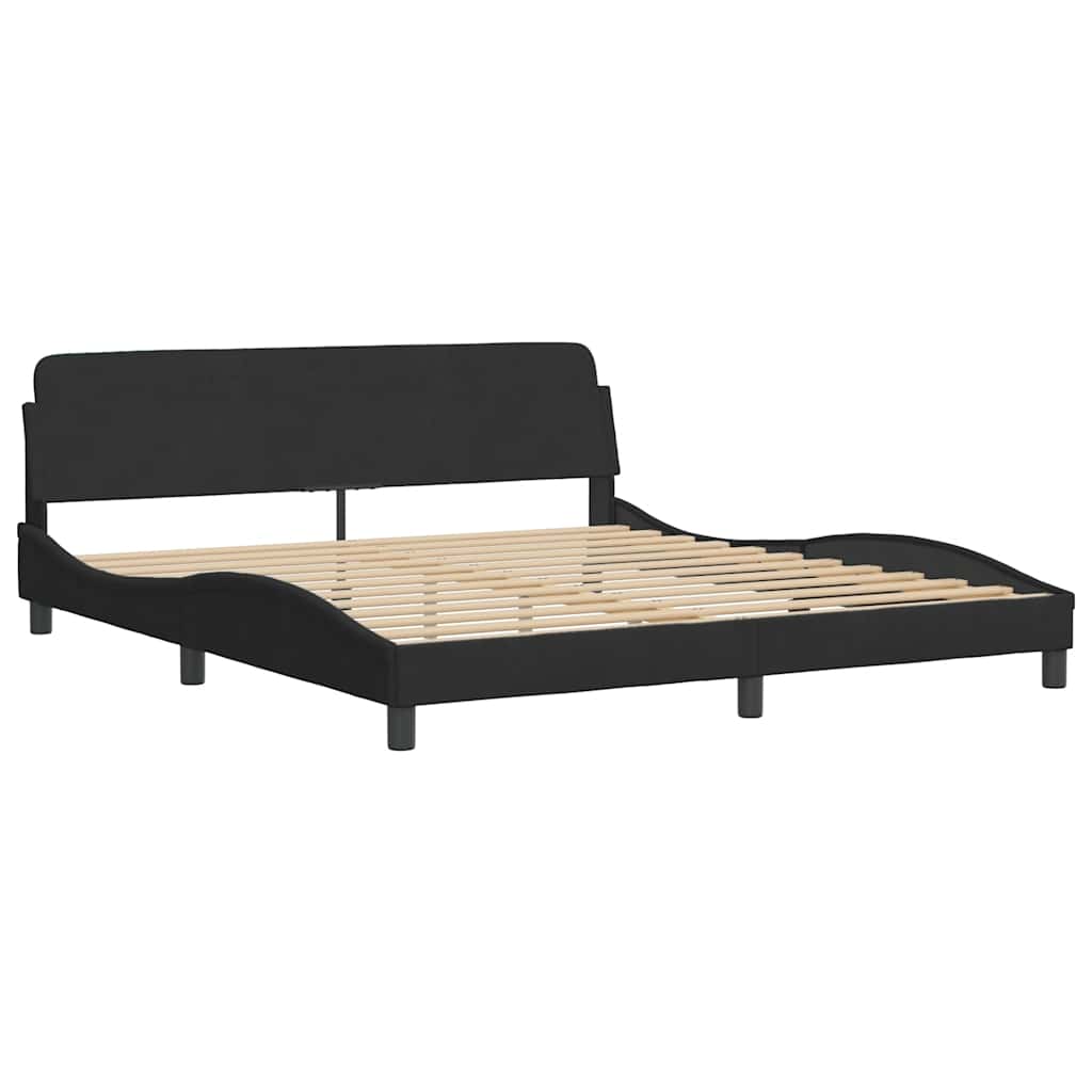 Bettgestell Dover Dunkelgrau 90x190 cm Samt