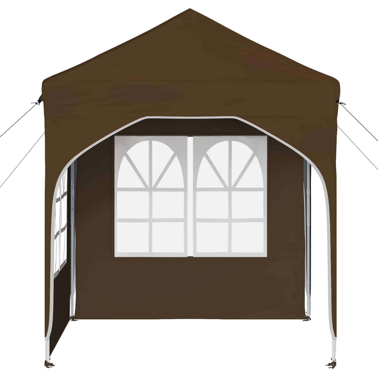 Pop-up Partyzelt 194 x 194 x 245 cm Creme