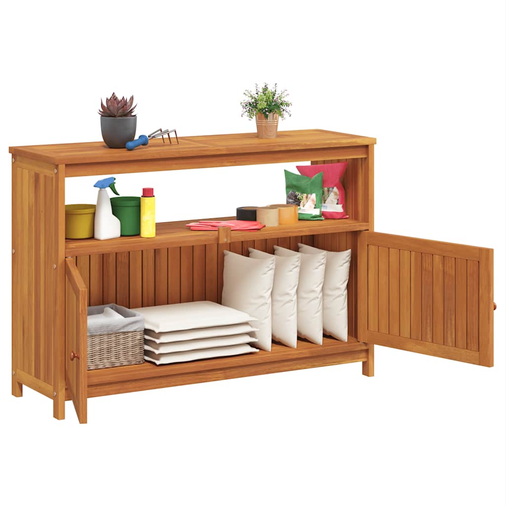 Garten-Konsolentisch 80x35x75 cm Massivholz Akazie