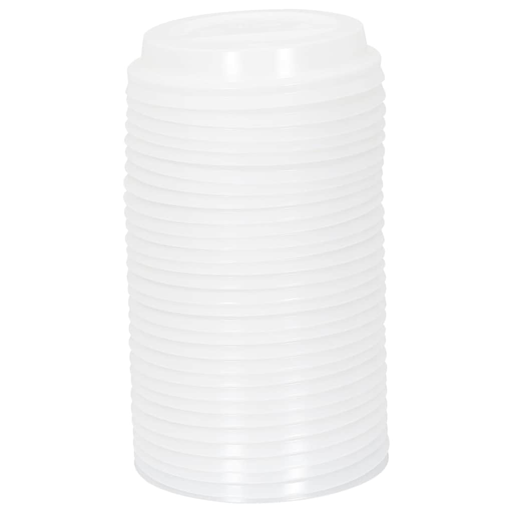 Pappbecher mit Deckeln 1000 Stk. 4oz 120ml