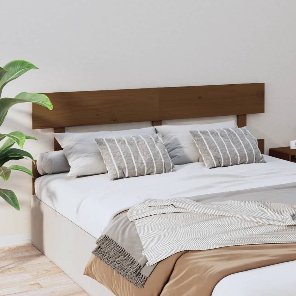 Bett-Kopfteil 78,5x3x81 cm Massivholz Kiefer