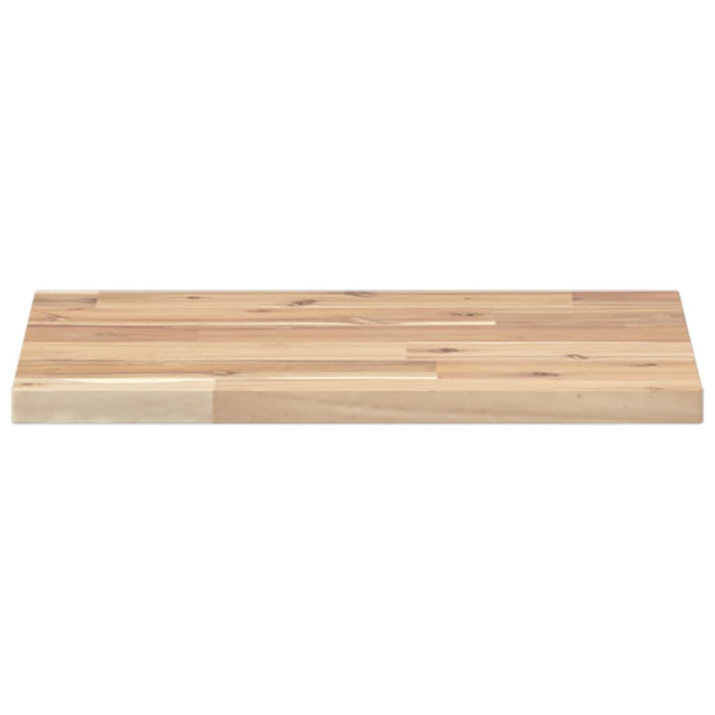 Tischplatte 40x20x2 cm Rechteckig Massivholz Akazie