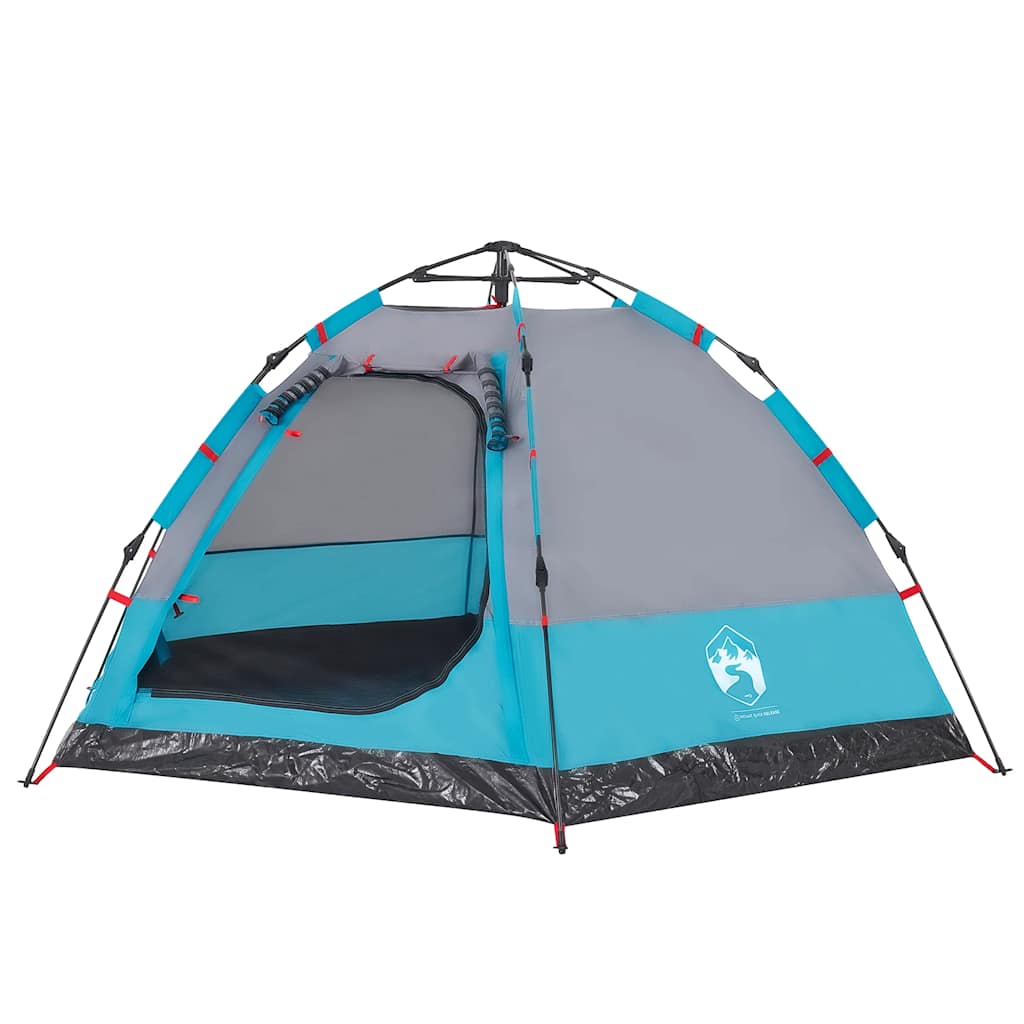 Campingzelt 4 Personen Grün Quick Release