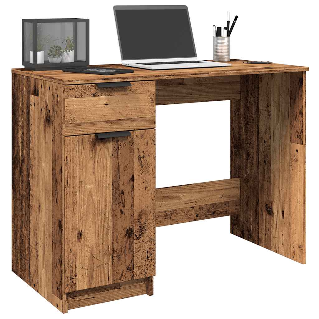 Schreibtisch Weiß 100x50x75 cm Holzwerkstoff
