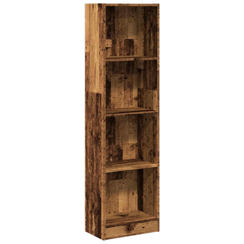 Bücherregal Weiß 40x24x75 cm Holzwerkstoff