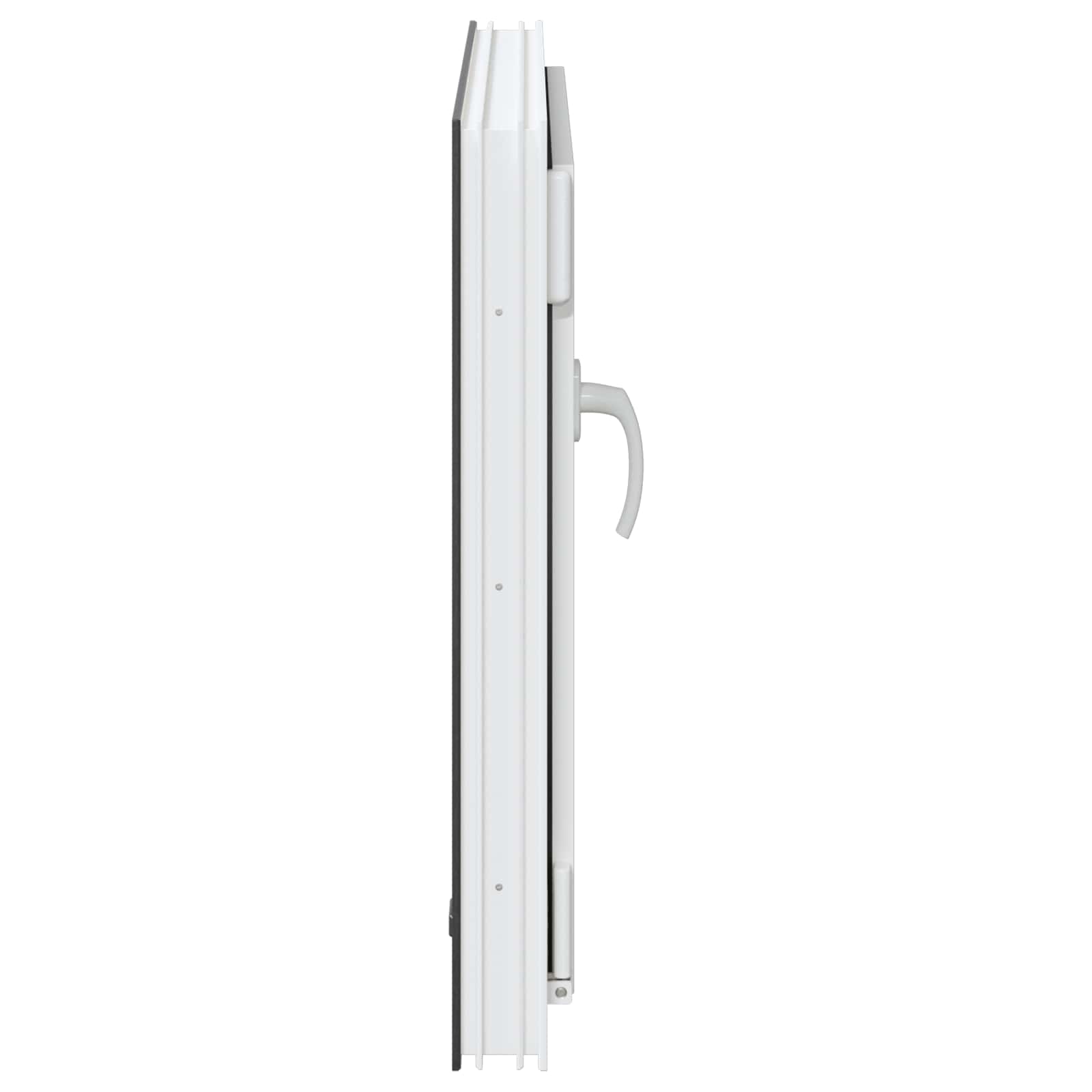 Kellerfenster RISOR 50 x 50 cm PVC und Glas Weiß