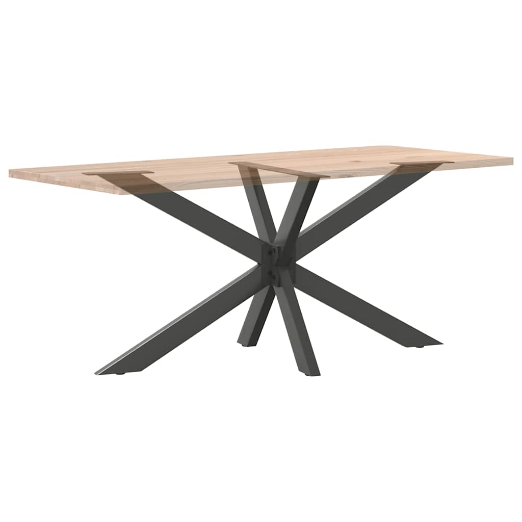 Couchtischbein in Spinnenform Naturstahl 98x58x(42-43) cm Stahl