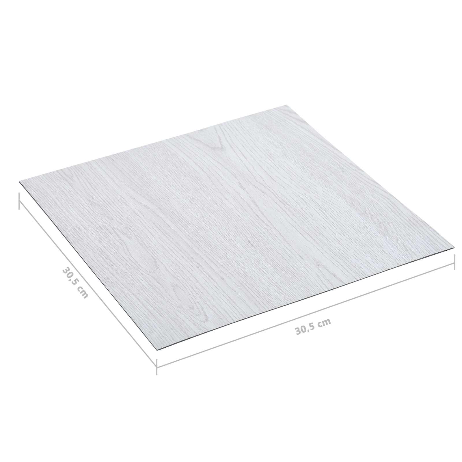Bodenplanken 55 pcs Schwarz 5,11 m² PVC