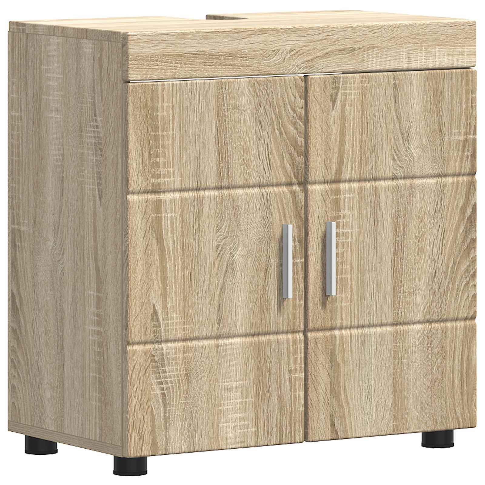 Badezimmermöbel-Set TULUM 2 pcs Weiß 60 x 34 x 63 cm