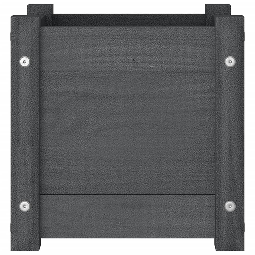 Pflanzkübel 2 Stk. 31x31x31 cm Massivholz Kiefer