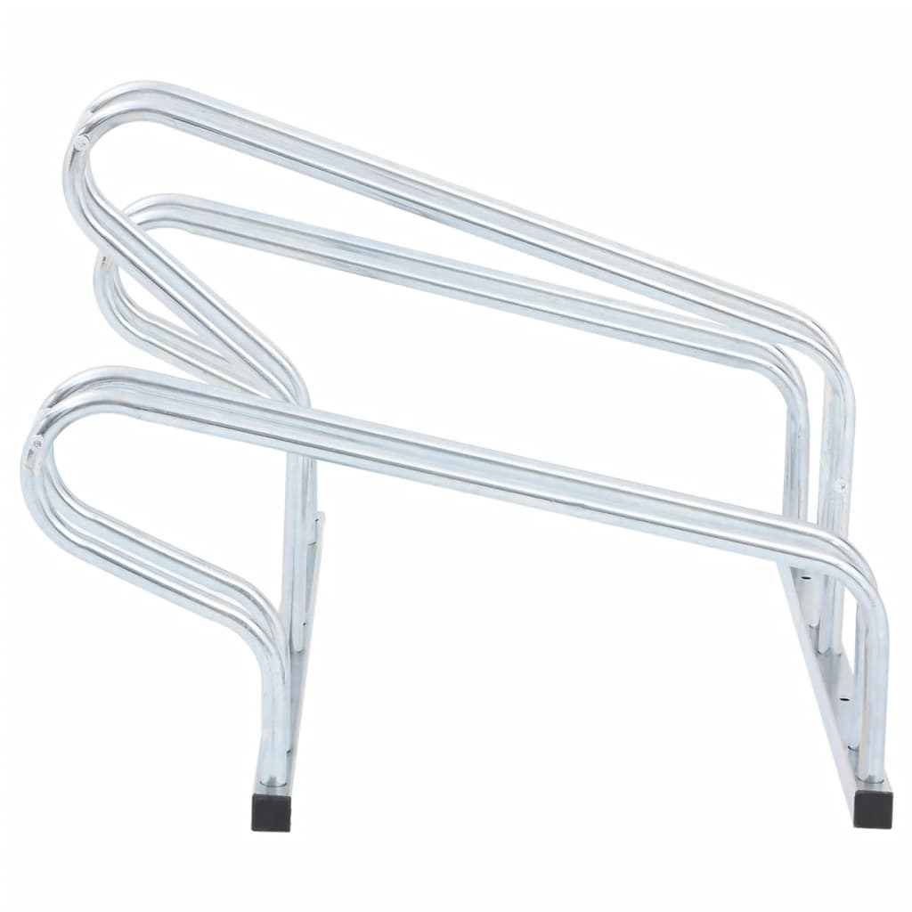 Fahrradständer für 2 Fahrräder Verzinkter Stahl
