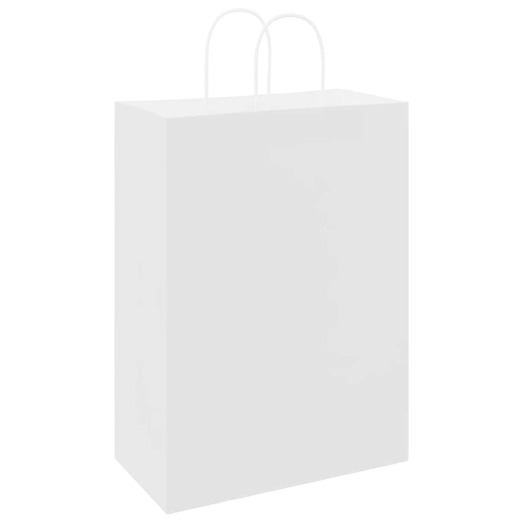 Papiertragetaschen 50 Stk. mit Henkeln Braun 21x11x36 cm
