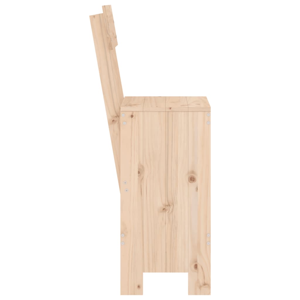 Barhocker 2 Stk. 40x42x120 cm Massivholz Kiefer