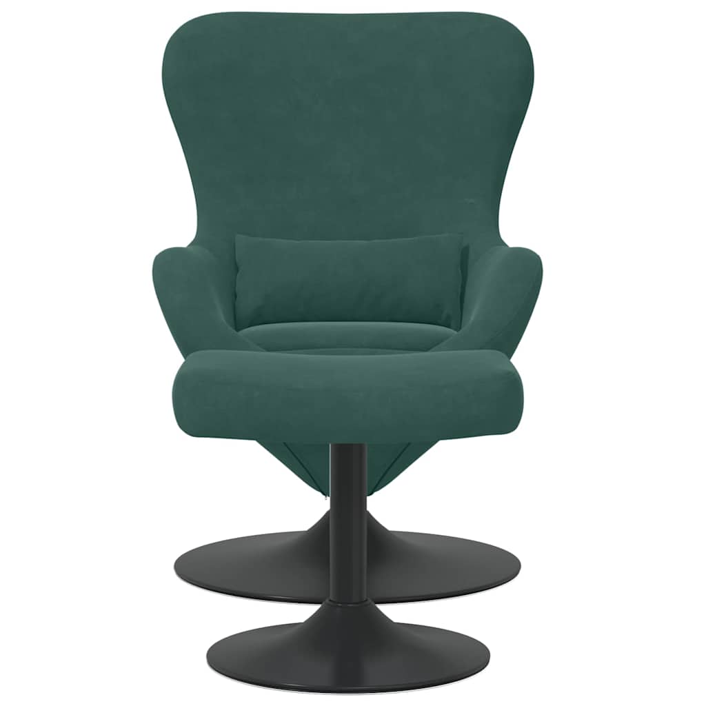Eiersessel Blau Samt