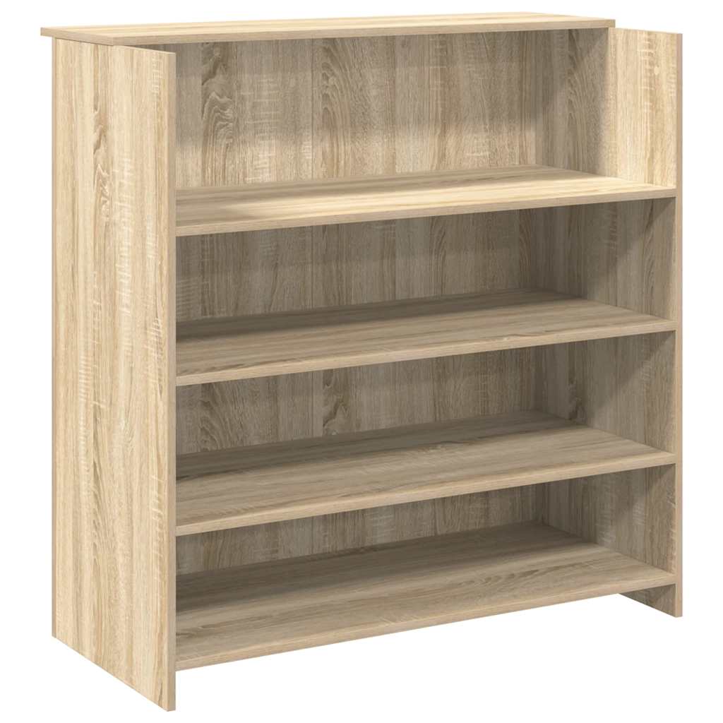 Empfangstresen Weiß 100 x 50 x 103,5 cm Holzwerkstoff